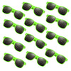 Fepito 24 Pack Party Sunglasses Bulk For Birthday Party Favors Goody Bag Fillers For Beach Pool Party Toys For Adults, Green