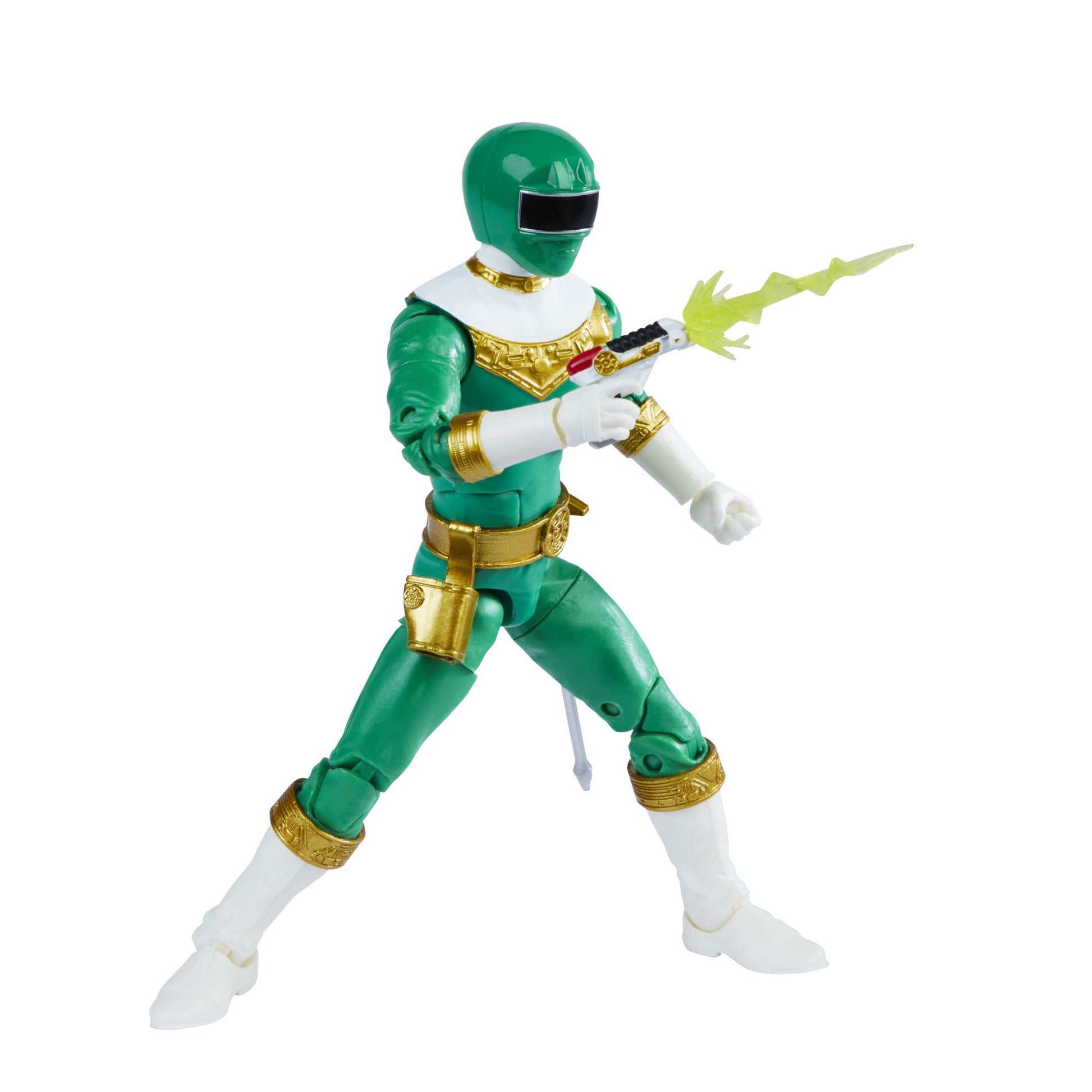 Power Rangers Lightning Collection Zeo IV Green 6-Inch enhanced Collectible Action Figure Toy with Accessories