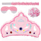 Lewtemi Piñata Party Decorations With Stick Blindfold And Confetti For Party Decorations Centerpiece, Photo Prop, Birthday, Funny Anniversary(Pink Crown)