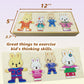 Lilybeauty Wooden Bunny Family Dress-Up Puzzle Box For Toddlers(72Pcs),Change Clothes Puzzle Games, Preschool Learning Activitie