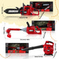 Arrowbash Toy Gardening Tool Set - 3 Pcs Leaf Blower, Trimmer, Chainsaw, Red/Black, Lights & Sounds, Model: Arrowbash-thur0104f