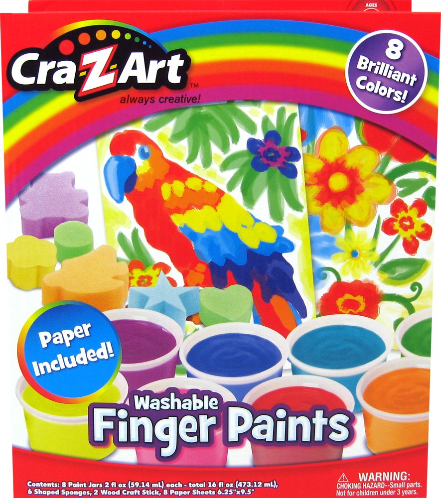 Cra-Z-Art Finger Paints (12406),Assorted