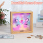 Piggy Bank Girls, Wooden Piggy Bank For Kids Unicorn Money Bank Coin Bank With Diy Letter Stickers,Colorful