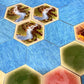 Tabletop Monthly Gold River Hex Scenario Game Pieces Compatible With Catan'S Settlers Of Catan, Seafarers, And Catan Expansions