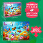 Jigsaw Puzzles for mature-themeds 1000 Piece Puzzle for mature-themeds 1000 Pieces Puzzle 1000 Pieces-Colorful Butterfly and Flowers