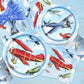 142Pcs Airplane Birthday Party Decorations Airplane Party Tableware Supplies Airplane Blue Sky White Disposable Plates,Tableclot