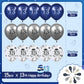 13Th Birthday Balloons, 15 Pcs Navy Blue Silver 13Th Birthday Balloons For Boys Girls Blue Happy 13Th Birthday Party Decorations Balloons Decor 12 Inches