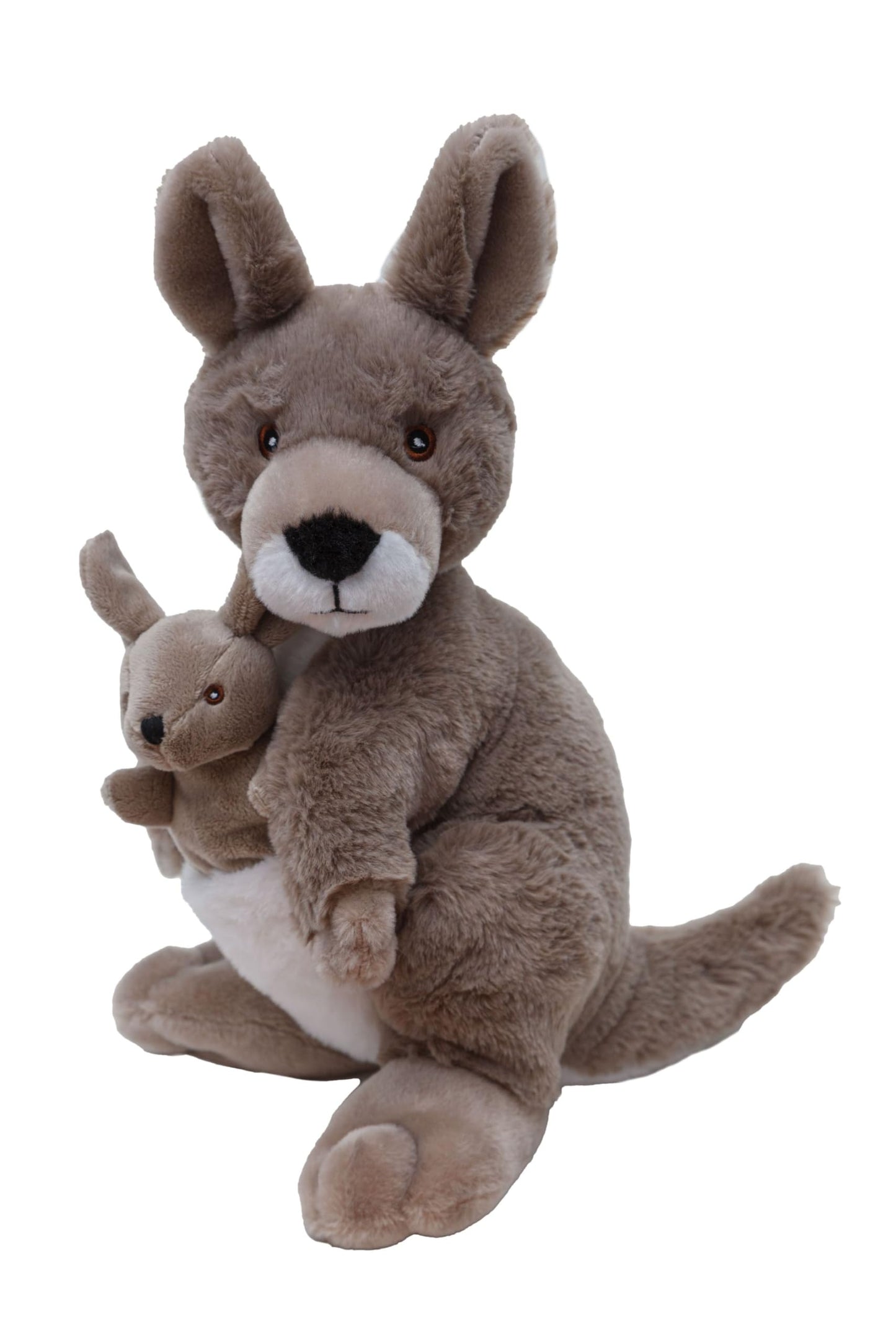 Wild Republic Ecokins, Kangaroo, Stuffed Animal, 12 Inches, Gift For Kids, Plush Toy, Made From Spun Recycled Water Bottles, Eco