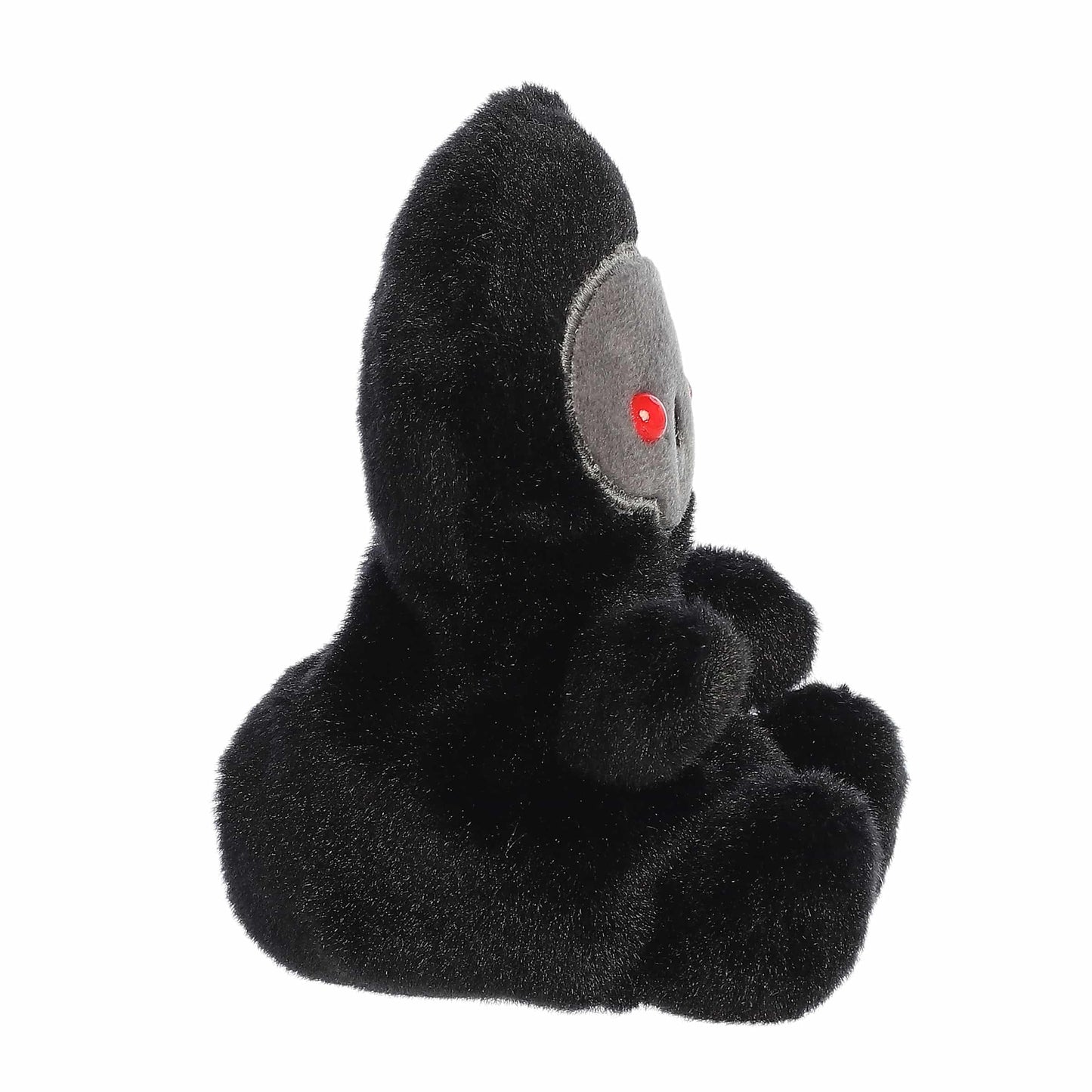 Aurora Spooky Palm Pals Omen Grim Reaper Stuffed Animal - Fun Collectible Plush for Kids and mature-themed Collectors - Perfect for Halloween Decorations and Gifts - Black 5 Inches