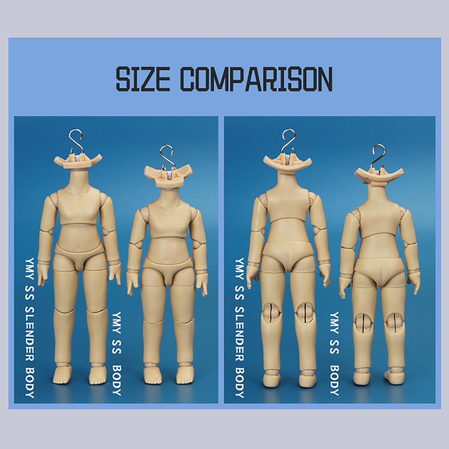 Ymy New Ob11 Normal Size Gsc 1/12 Bjd Doll Body - Joint Movable Doll Model Action Figure(Normal White-4.2 In)