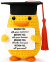 Mbl 2025 Graduation Gifts For Him Her - Funny Handmade Knitted Crochet Duck For Kindergarten Preschool Grade Pre K Prek Middle H