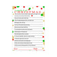 Paper Clever Party Christmas Trivia Game - 25 Guest Pack, Cardstock, Multicolor, Office & Holiday Fun, Model 12minxmasgame01