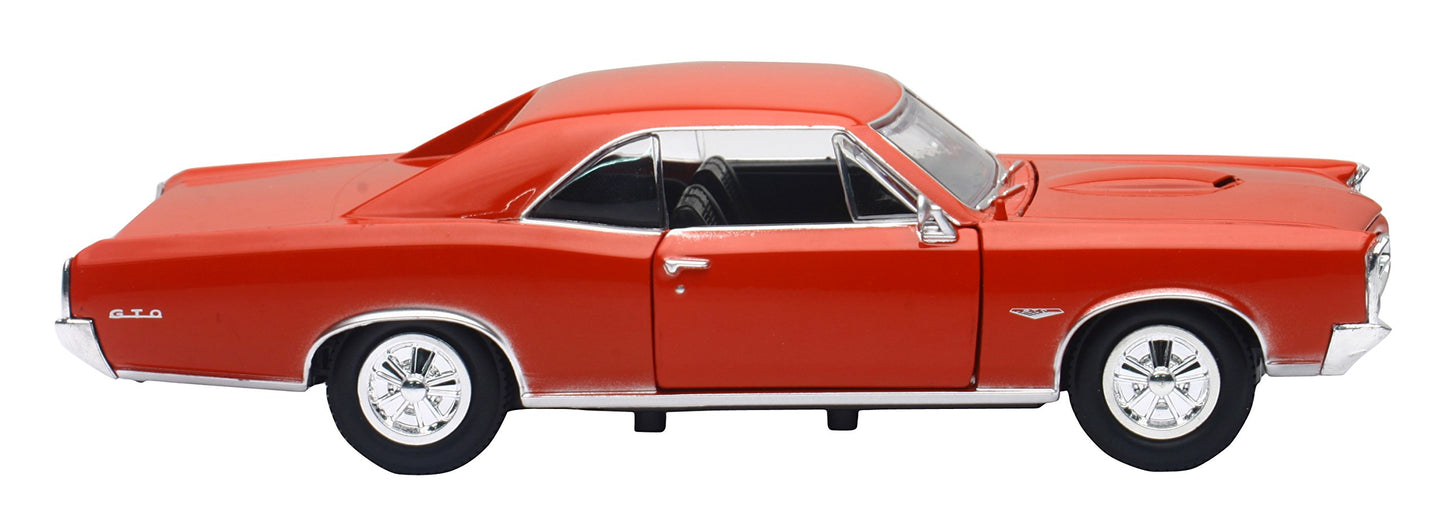 New Ray 71853A Diecast Model Car - 1966 Pontiac GTO, 1/25 Scale, Red, Metal