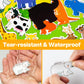 Magnetic Portable Playboard Ocean Animal Reusable Sticker Book for Toddler, Refrigerator Magnet Educational Learning Toys Travel