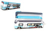 DISILA TRADERS Beautifully Designed Bus/ar Design 3 Level Compass/Pencil Box Along with Book Stand for Kids in MultiColor.(Rand