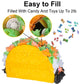 Taco Pinatas -Mexican Pinatas With Bat And Hanging Loop-Taco Pinatas For Fiestas, Cinco De Mayo Decorations, Mexican Themed Party, Girls Kids Taco Bout Parties Festival Birthday Party Favors Supplies