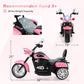 Dortala Kids Motorcycle, 6V Battery Powered Ride-On Chopper Motorcycle Trike With Horn, Headlights, Forward/Reverse Switch, 3 Wheels Electric Motorcycle For Kids, Gift For Boys Girls (Pink)