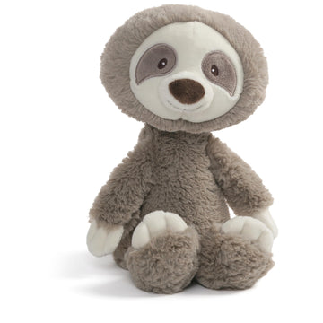 Gund Baby, Lil Luvs Collection Reese Sloth Plush Stuffed Animal, Gray And Brown, 12
