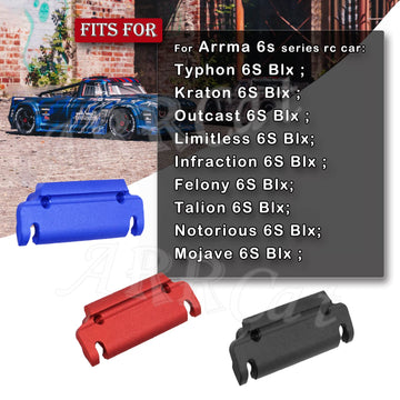 Aluminum Center Sway Bar Mounts for 1/7 1/8 ARRMA 6S Typhon Kraton Notorious Outcast Mojave Infraction Felony Talion Limitless 6
