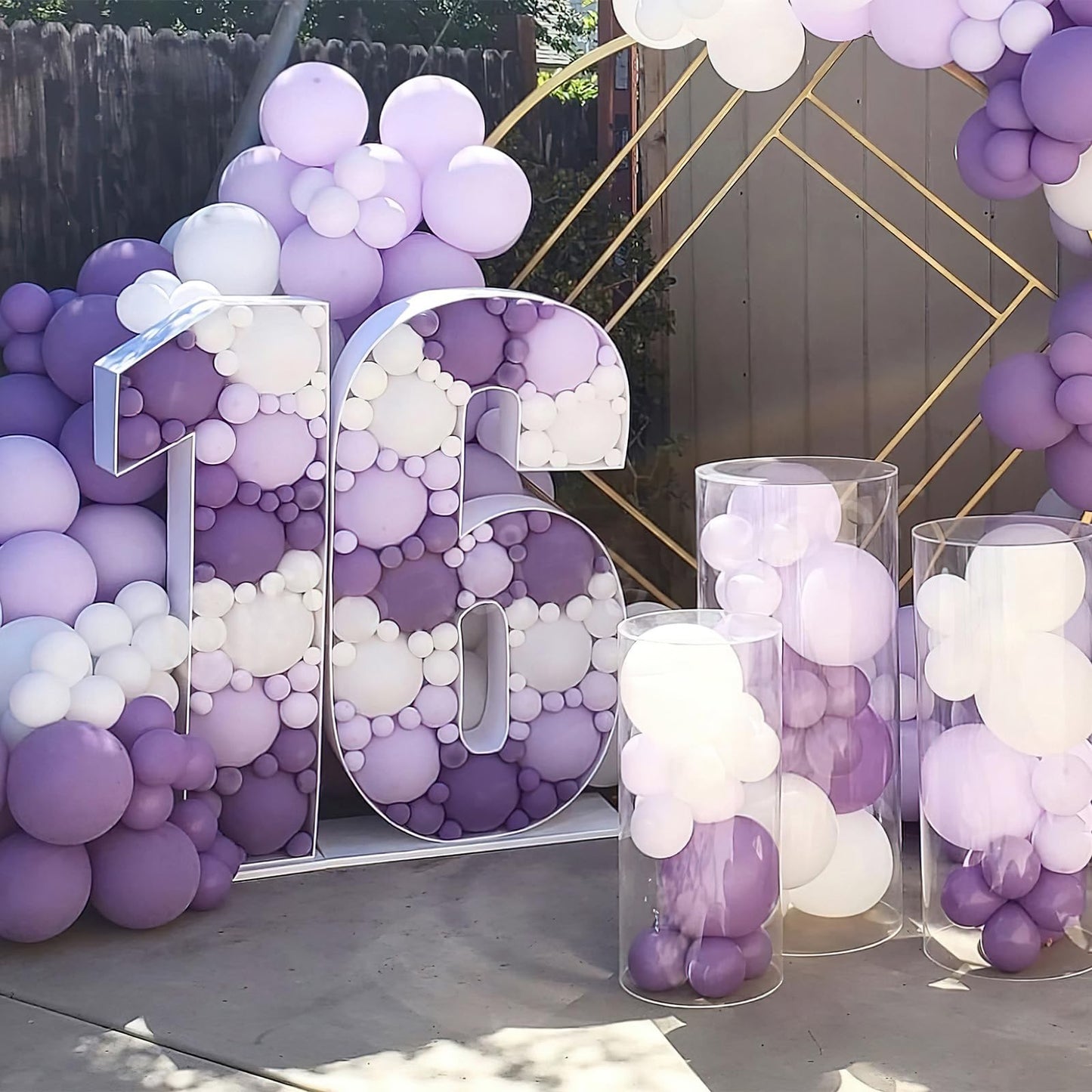 Partywoo Dusty Purple Balloons, 50 Pcs 12 Inch Boho Purple Balloons, Faded Purple Balloons For Balloon Garland Balloon Arch As Party Decorations, Birthday Decorations, Wedding Decorations, Purple-F50