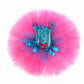 Aceut Wyyxxt Girls Princess Poppy Costume Birthday Party Dress Halloween Cosplay Outfits(6-7Y,Blue/Red)