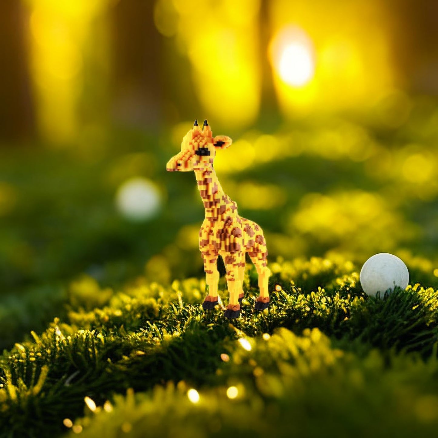 Larcele Micro Giraffe Building Blocks Animal Mini Building Toy Bricks,4737 Pieces Kljm-02 (Model 2841)