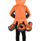 Enchanting Ocean Octopus Kids Costume | Sea Creature Cosplay | Vibrant Orange Octopus Outfit with Hood, Tentacles, and Mitts X-