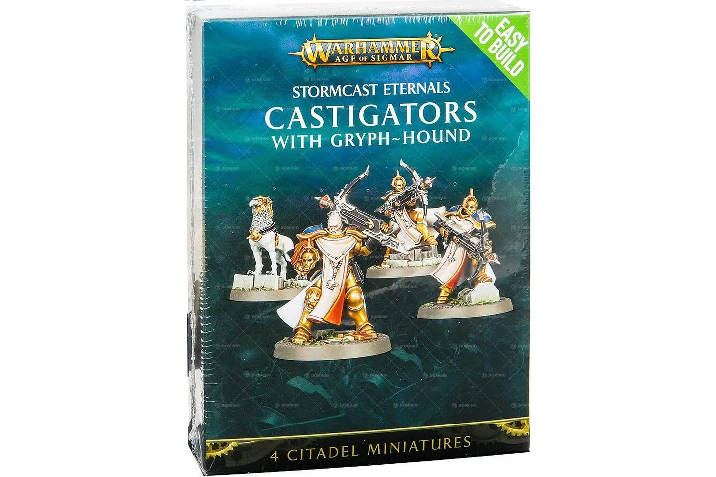 Warhammer Aos - Easy To Build : Stormcast Etermals Castigators With Gryph-Hound