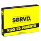 Servd - Kids Vs Parents - The Hilarious Real-Life Family Card Game