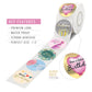 Easykart Labels 500 Happy Birthday Stickers, 6 Unique Foiling Designs, Birthday Stickers For Kids, Birthday Party Decoration, 1.