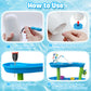 Water Table Pump, Water Pump For Water Table, Dual Motor Double Continuous Water Output, Toddler Water Table Accessories With Wa