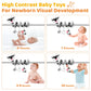 Car Seat Toys For Babies 0-6 Months Boy&Girl, Carseat Toys Hanging Black And White High Contrast Toy For Baby 0-3 Months, Spiral