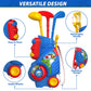 Liberry Toddler Golf Set For 2 3 4 5 Years Old Boys Girls, Upgraded Kids Golf Clubs Set With Golf Cart, Putting Mat, Outdoor Indoor Sports Toy Birthday Gift, Blue