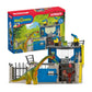 Schleich Dinosaur Toys Science Playset - 33-Piece Set Research Station With Brachiosaurus, Velociraptor, Men Scientist Action Fi