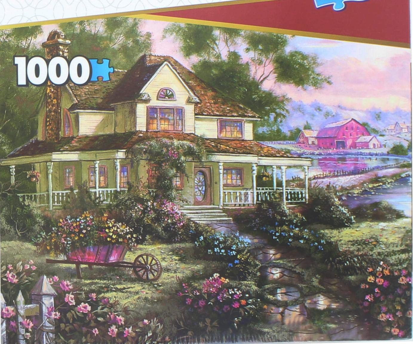 Keepsakes 2 Puzzles 1000 A Country Welcome & Dogwood Cottage