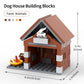 PIPART Dog House Building Blocks Set - 109 Pieces Animal Kennel Toy for Kids Ages 8+ - Durable ABS Material