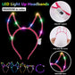 ADXCO 60 Pieces Glow in the Dark Party Supplies Neon Party Favor LED Light Up Party Favors with Flashing Glasses Flower Headband