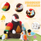 Roundfunny 7 Pcs Birds Stuffed Animal Toys Set 9.8 Inch Bird Plush With 4 Pcs Cute Baby Birds Plushies, 1 Pcs Egg And 1 Pcs Larg
