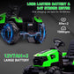 24V 3 in 1 Kids Ride on Tractor, Excavator & Bulldozer, Electric Vehicle w/Trailer, Digger, Shovel Bucket, Remote Control, EVA T