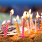 Magic Trick Relighting Candle, 40 Packs Birthday Candles Fun Prank Kit Cake Tricks and Decorations for Birthday, Party, Christma
