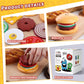 Lovestown Wooden Stacking Toys, Burger Stacking Toys Montessori Toys For Kids Educational Preschool Learning Toys For Boys Girls Birthday Gifts, Medium