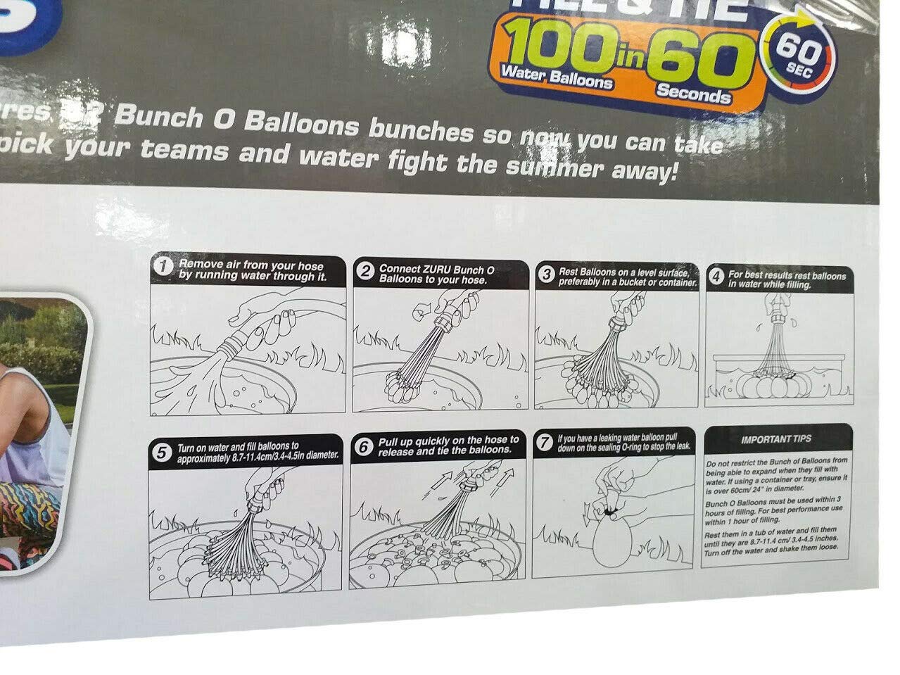 Zuru Bunch O Balloons, 420 Water Balloons, Fill & Tie 100 In 60 Seconds,
