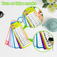 Limque 1-12 Math Flash Cards With 6 Dry Erase Pens, 15Pcs Big Division Flash Cards + 36 Pcs Random Double-Sided Division Practic