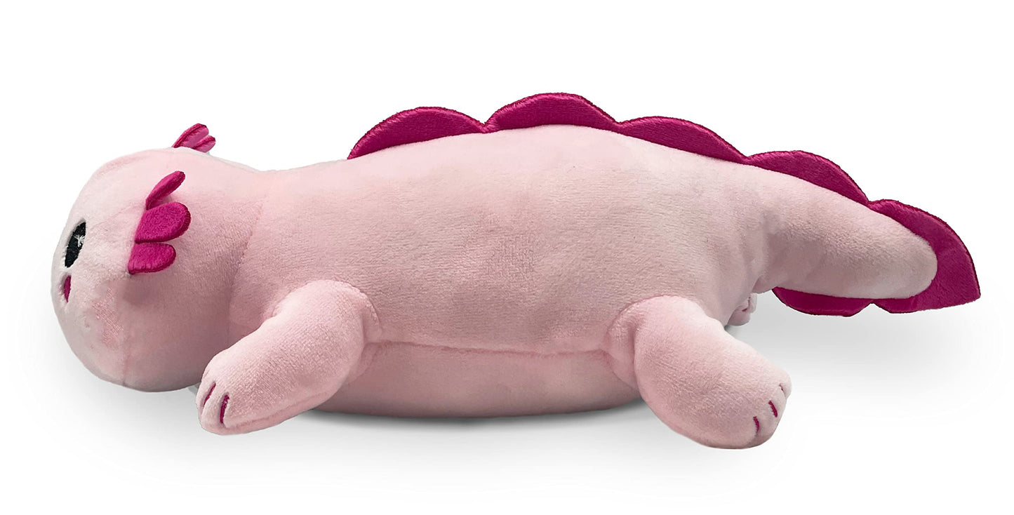 Hatchkinz | Reversible Axolotl To Egg Plushie | Happy + Sad | Show Your Mood | Stress Relief Plush 8''