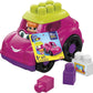 Mega Bloks First Builders Toddler Building Blocks Toy Set, Catie Convertible With 6 Pieces And Storage, 1 Figure, Pink, Ages 1+ Years
