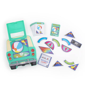 Fat Brain Toys Road Trip Packing Puzzle - Travel Game for Ages 8+, Plastic Material, Model FA317-1