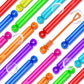 Waybla 24 Pack Bubble Party Favors For Kids, Goodie Gift Bag Stuffer Fillers For Kids, 8 Colors Mini Bubble Wands Birthday Summe