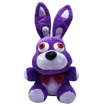 Fnaf Nights Plush Toys - Bonnie Plush Stuffed Animal Rabbit Plush Toy For Children, Boys & Girls, Purple, 10 Inches
