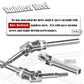 4PCS Stainless Steel Drive Shaft CVD Upgrades Part for 1/10 Stampede VXL 4X4,Rustler VXL 4X4,Slash VXL 4X4 Platinum Ultimate,Hos