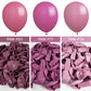 Partywoo Opera Mauve Balloons, 100 Pcs Boho Pink Balloons Different Sizes Pack Of 18 Inch 12 Inch 10 Inch 5 Inch Mauve Pink Balloons For Balloon Garland Or Balloon Arch As Party Decorations, Pink-F02